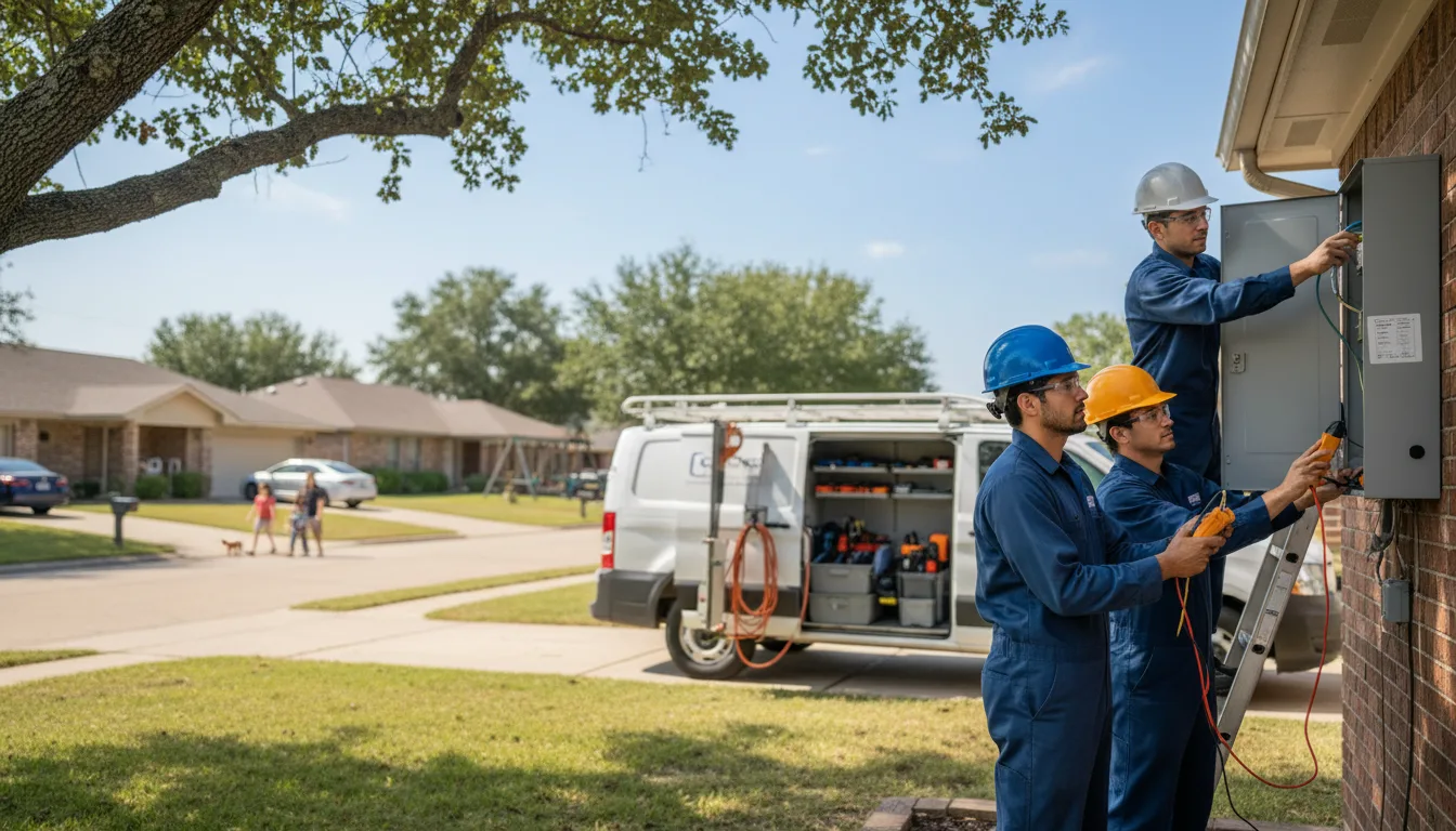 Certified electrician providing emergency electrical services in Valley Springs, AR
